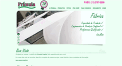 Desktop Screenshot of primulapapeis.com.br