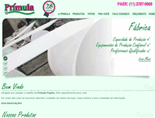 Tablet Screenshot of primulapapeis.com.br